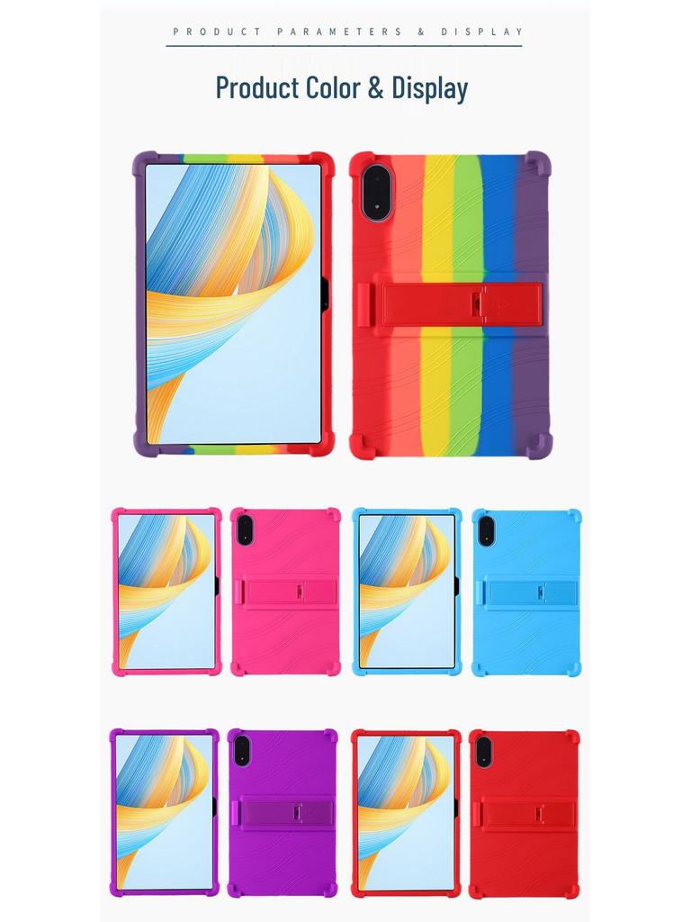 Redmi Pad 2 Pro 12.1" Silicone Case with Edge Wrap & Stand