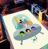 Cute Cartoon Carpets Soft Area Rug Living Room Bedroom Floor Mat Easy To Clean Carpet Home Decor Table Mat Kid Play Rugs Gift