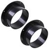  Strong ABS Air Duct  Flanges Easy to Use for HVAC & Dryer Venting