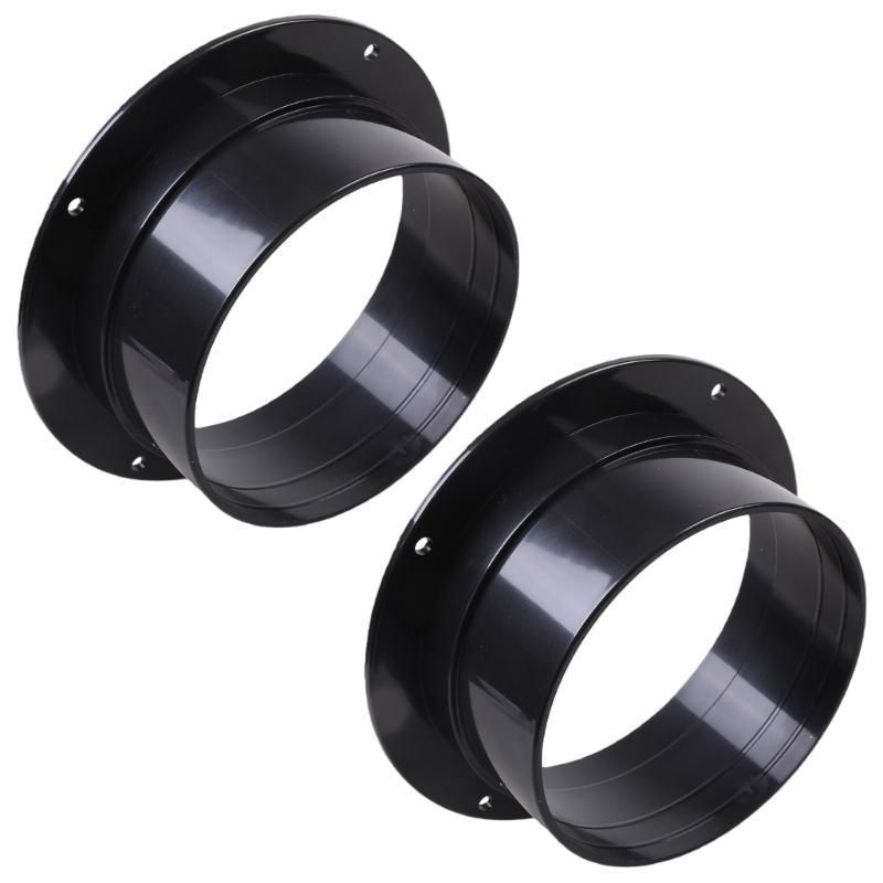  Strong ABS Air Duct  Flanges Easy to Use for HVAC & Dryer Venting