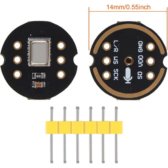 4pcs INMP441 Omnidirectional Microphone I2S Interface Digital Output Sensor Module Supports for ESP32