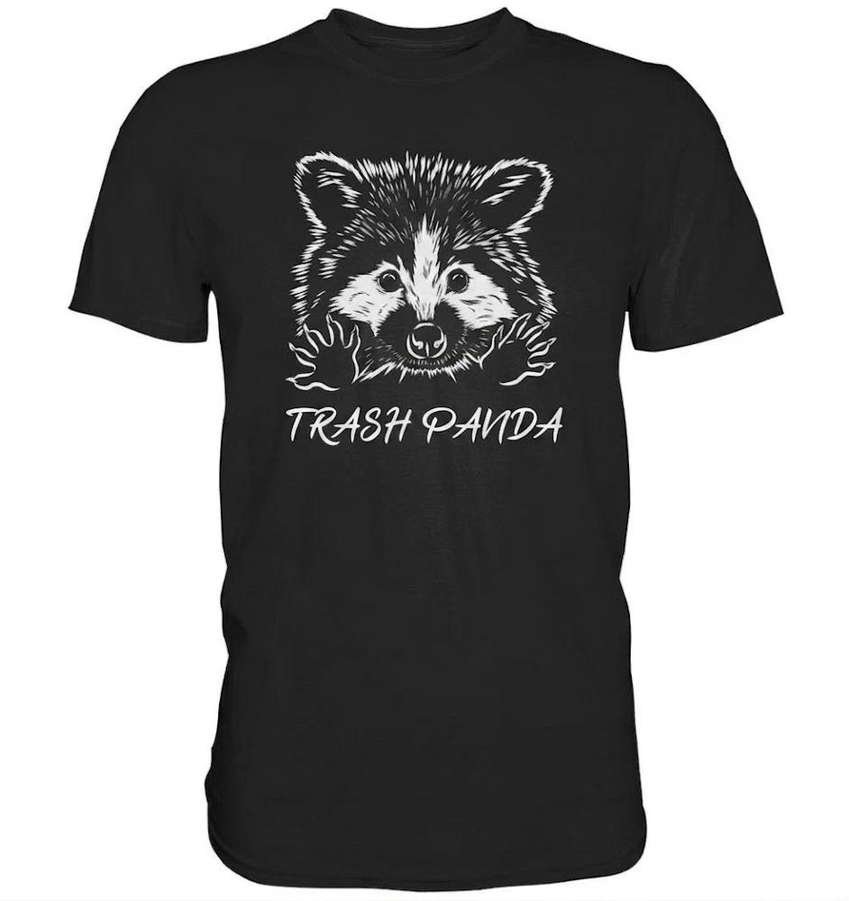 Raccoon Animal Saying Personalized Raccoons Black TShirt S