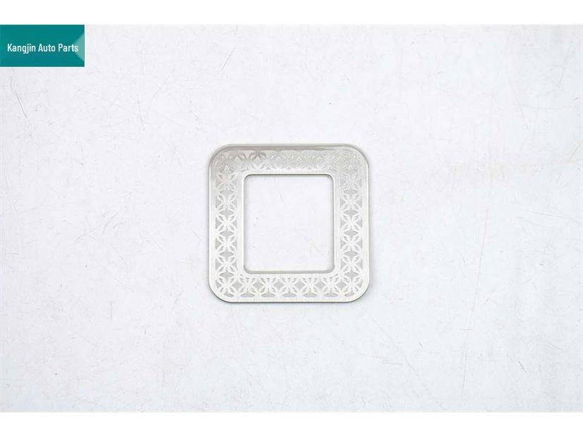 Denza 25 N9 Silver Steel Interior Speaker Covers: Glass Lift Front Panel