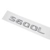 CXAFM1 ABS S500 S500L S600 S600L Trunk Rear Logo Badge Emblem Sticker For Mercedes Benz S Class W126 W140 W220 W221 W222 C217