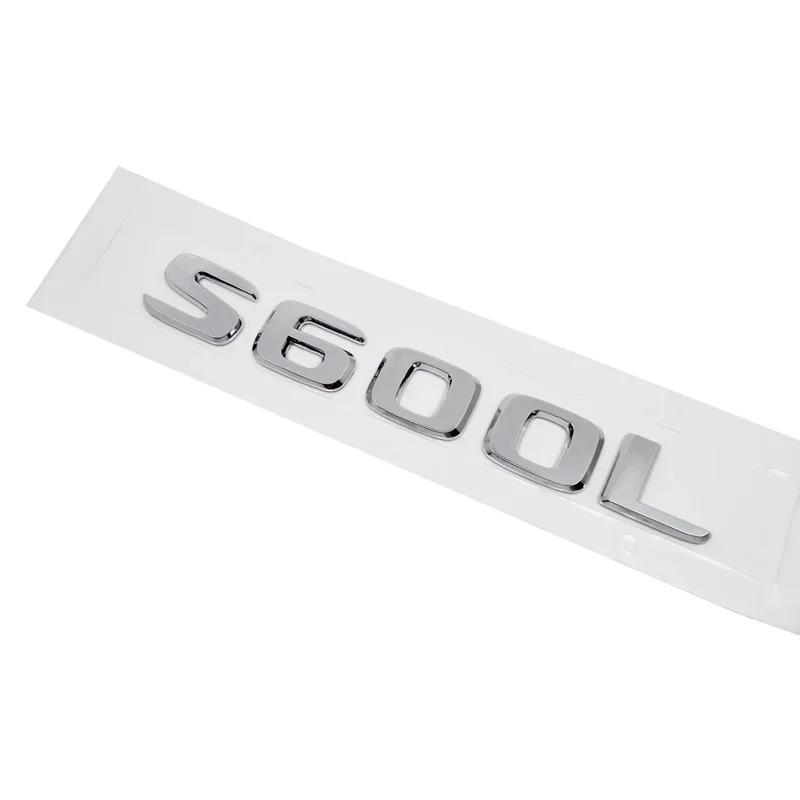 CXAFM1 ABS S500 S500L S600 S600L Trunk Rear Logo Badge Emblem Sticker For Mercedes Benz S Class W126 W140 W220 W221 W222 C217