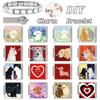 Wholesale Cute Dogs Cats Flowers Heart Starfish Charm Bracelet Fit 9mm Bracelet Stainless Steel Italian Links Making DIY Jewelry