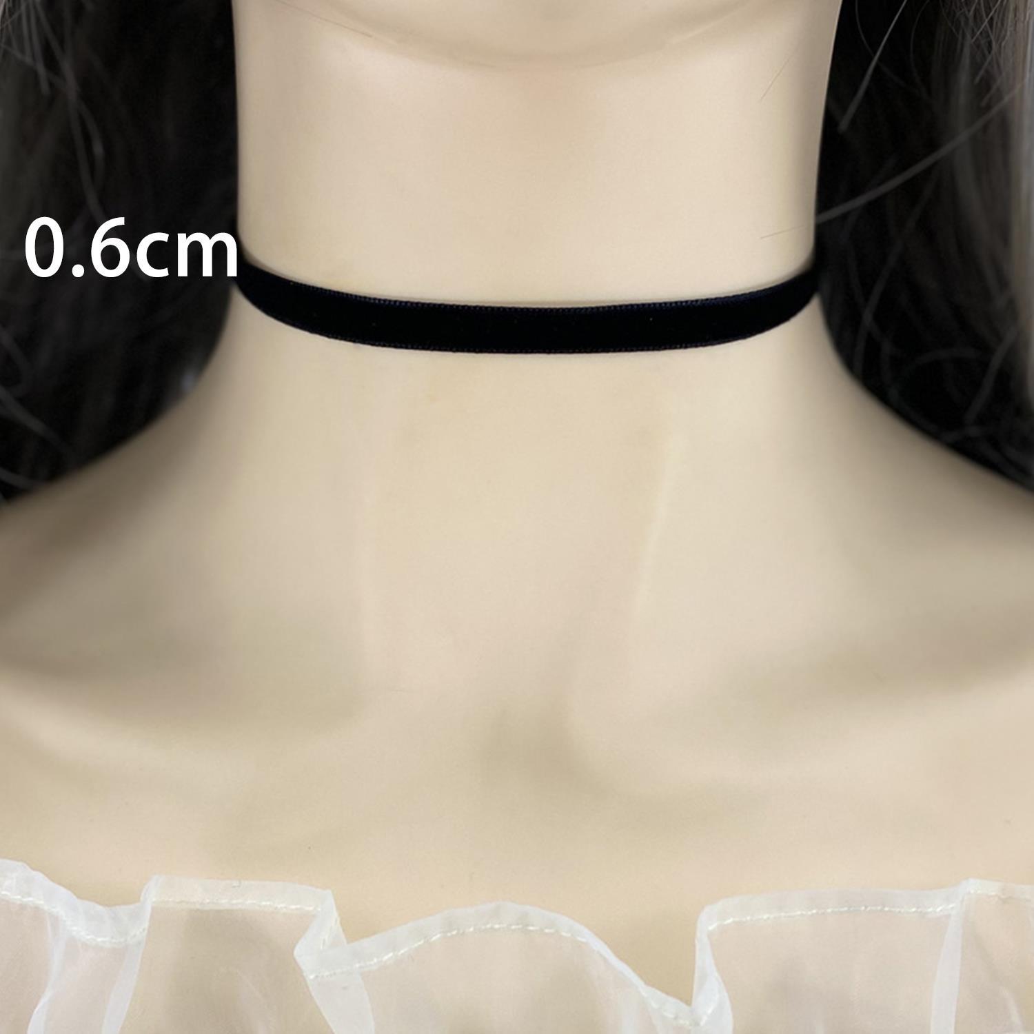Модные Сексуальные Панк Готические Черные Бархатные Чокеры Ожерелья Простая Винтажная Цепочка на Ключицу Женская Девичья Вечеринка Ювелирные Аксессуары