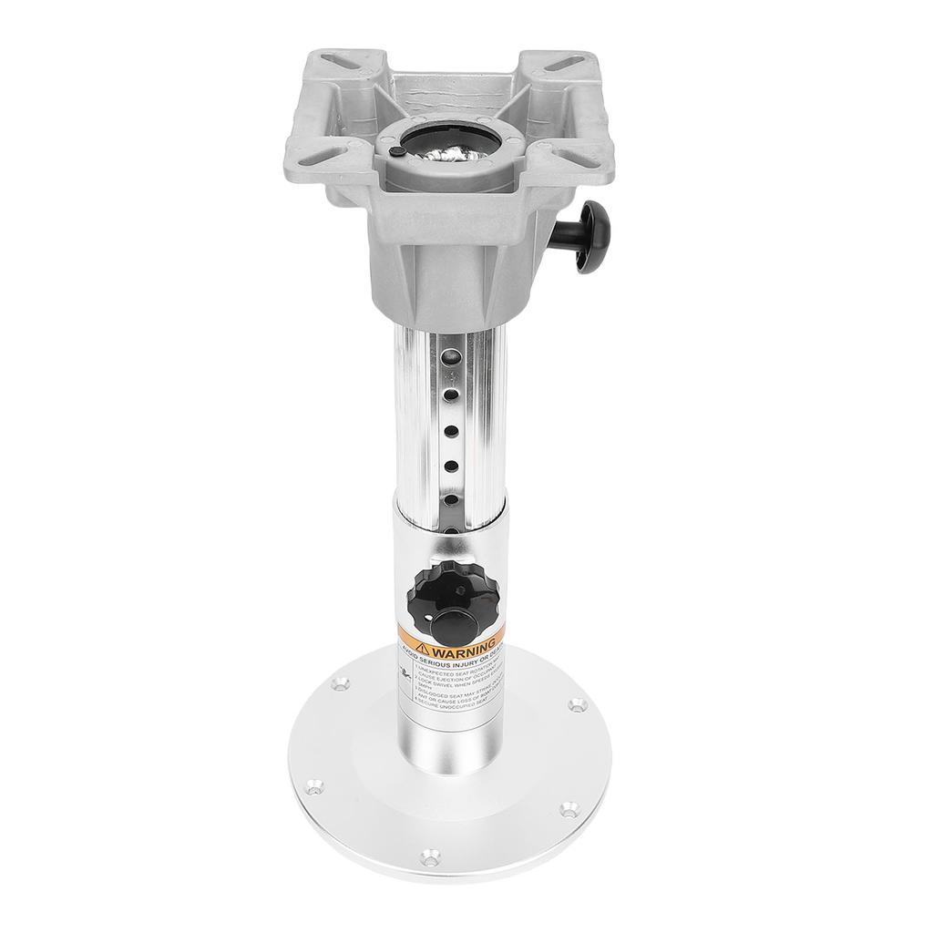 Boat Seating Pedestal 330 to 480mm Height Adjustable Aluminum Alloy Detachable Seating Base for Yacht RV Lounges