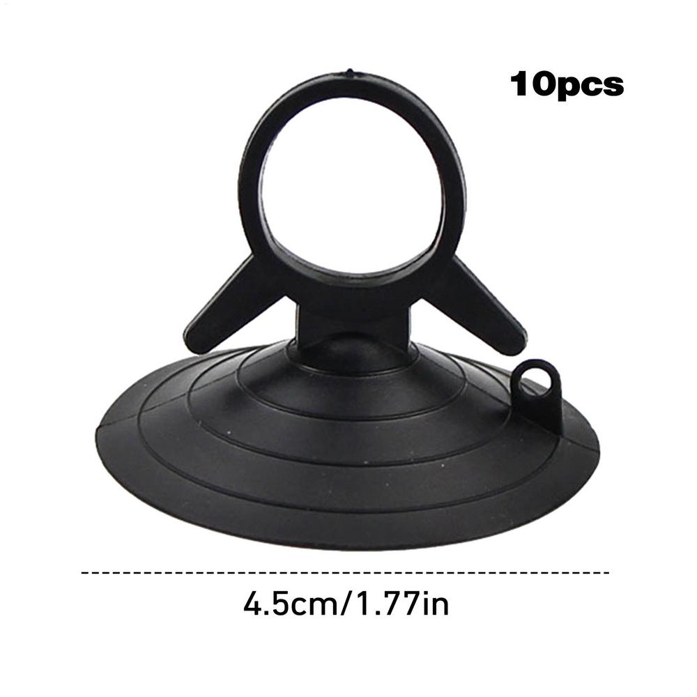 

10PCS Automotive Interior Car Sunshade Suction Cup Pull Ring Dovetail Suction Cup Diameter 45mm PVC Rubber Plastic Suckers Hook