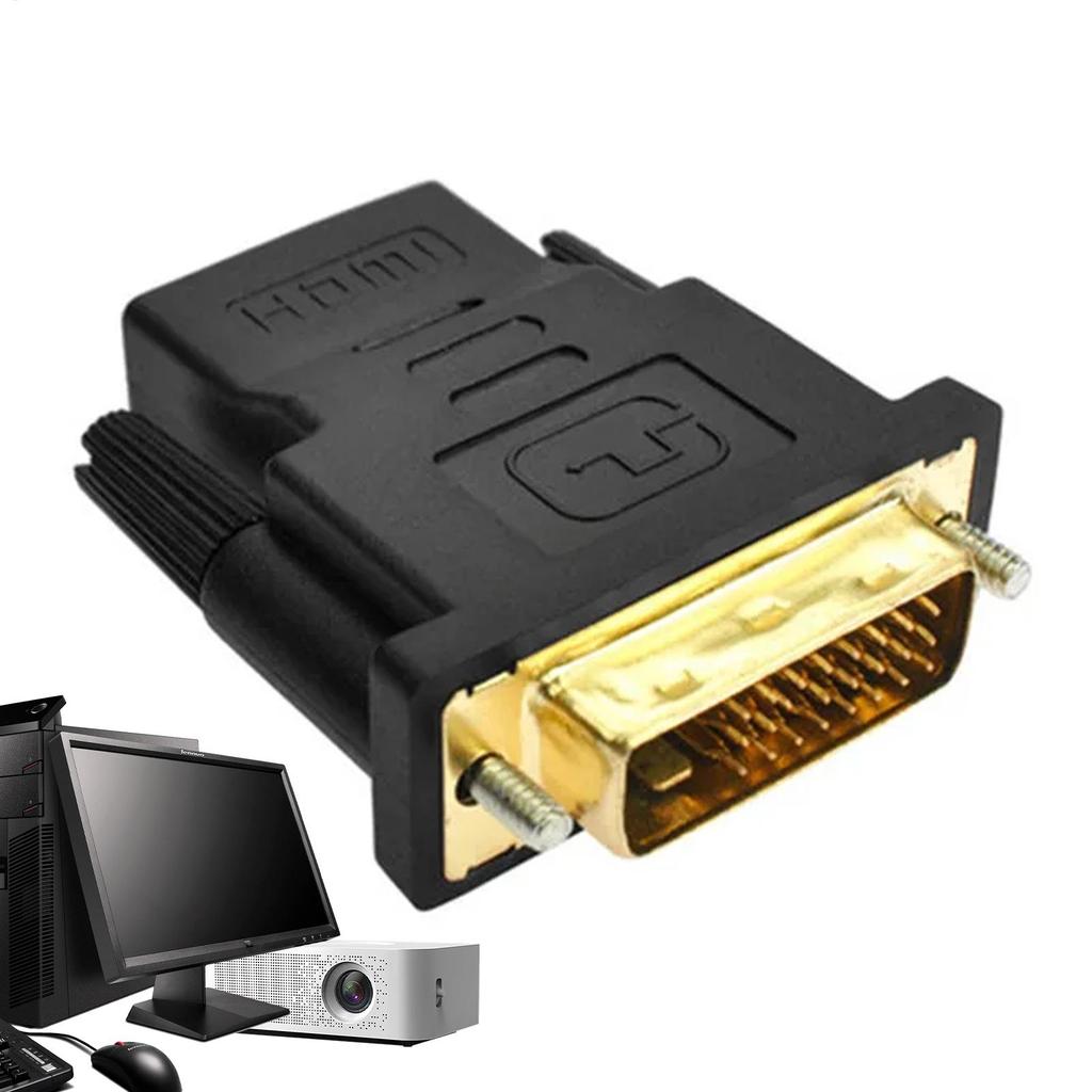 Bi-Directional H DMI Male To DVI Male Adapter H DMI-interface To DVI-I/DVI24+1 Adapter DVI-I 1080P Male To Male Converter