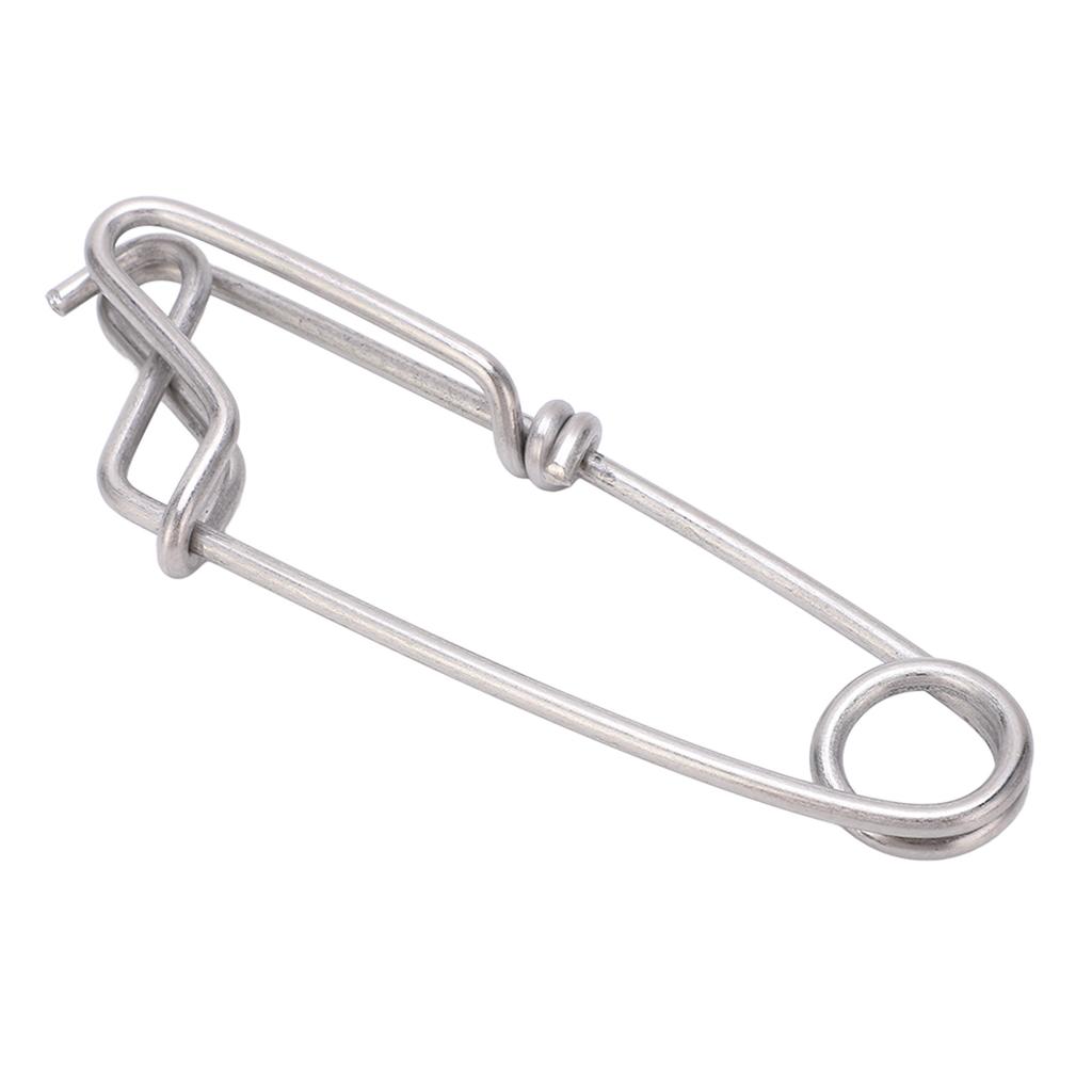 5pcs/set Longline Snap Clip Corrosion Resistance Float Line Tuna Clip for Ocean Fishing3.5x125mm