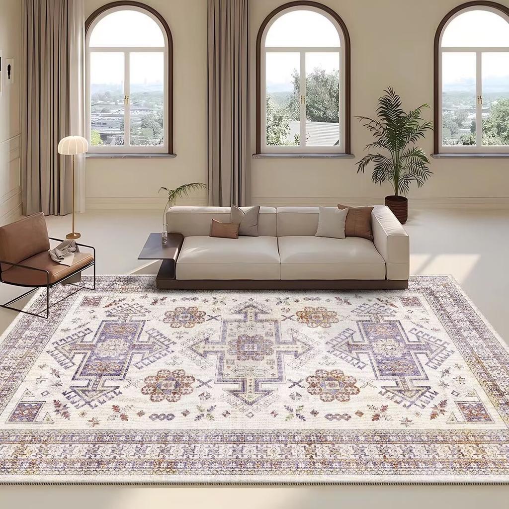 Persian Retro Carpet Living Room Decoration Sofa Area Carpets 200×300 Large Size Non-slip Rugs Home Bedroom Washable Floor Mats