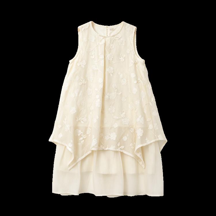 2026 Girls  Sleeveless Mesh Summer Midi Dress - Sweet Princess Style Skirt Age 14-15