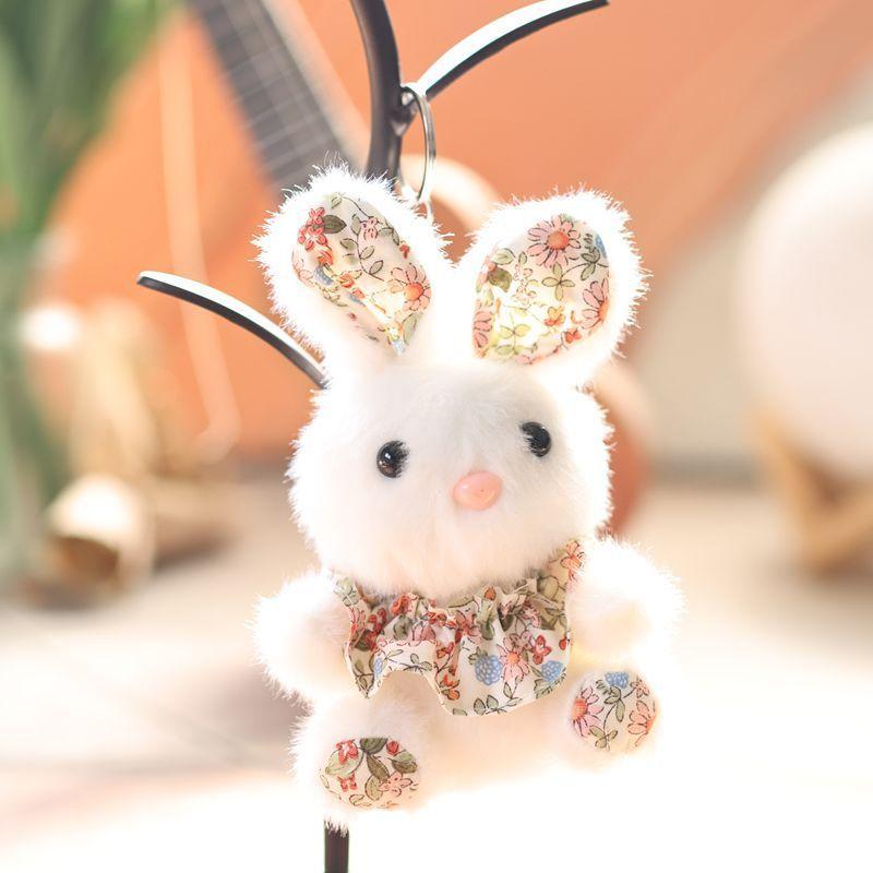 Plush Bunny Keychain With Soft Short Pile Plush For Kids And Adults