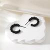 Korean Trend Flower Earrings Long Tassel Ear Line Crytal Chain Drop Earrings For Women Girls Daily Jewelry Party Gifts