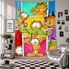 Wall TapestryGarfield Cartoon Art Hanging Cloth Decorative Background Cover for Room Decoration