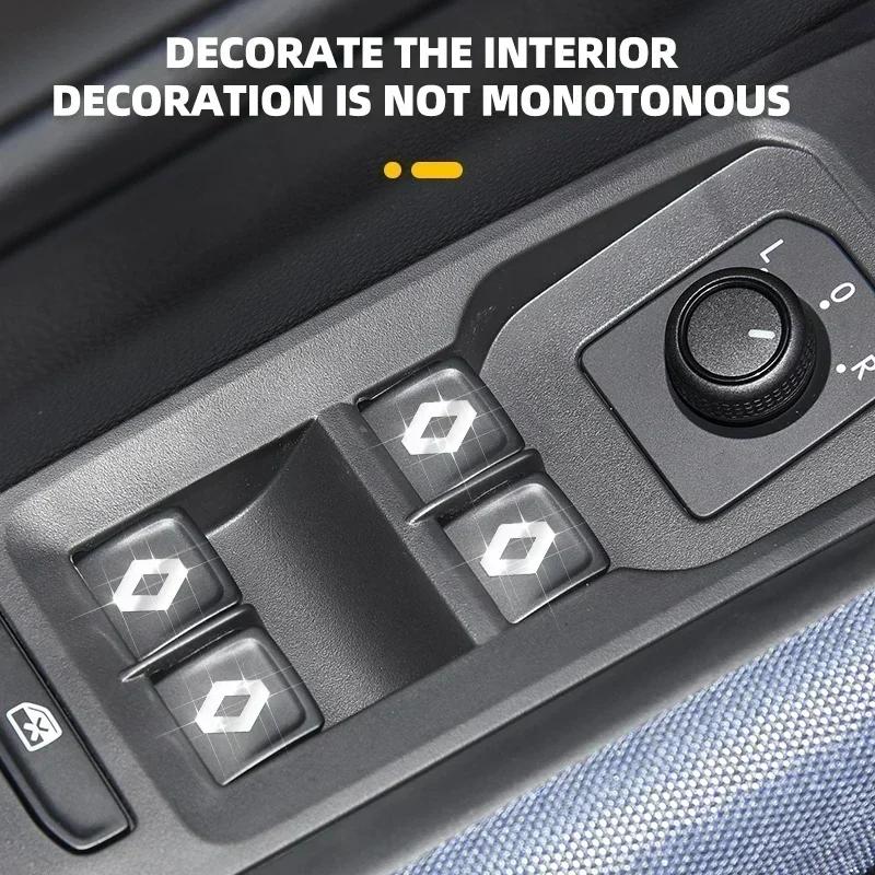 2026 Heiß Für Renault Radkappen 2/5/10 Stück 3D Metall Auto Emblem Logo Dekorative Aufkleber Abzeichen Decal Innenraum Styling Für Renault kol