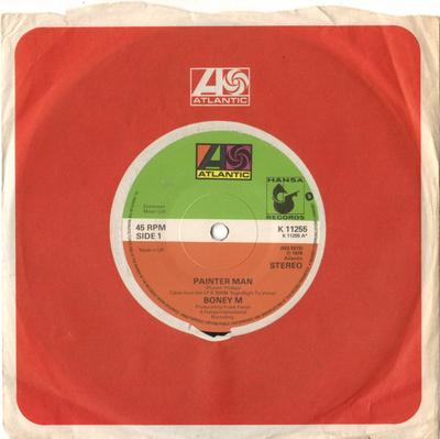 7inch Record BONEY M. - Painter Man K11255 Atlantic, Hansa 1979 UK Soul/Funk Used