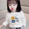2024 Spring/Autumn Kids' Long Sleeve Pure Cotton Cartoon Top