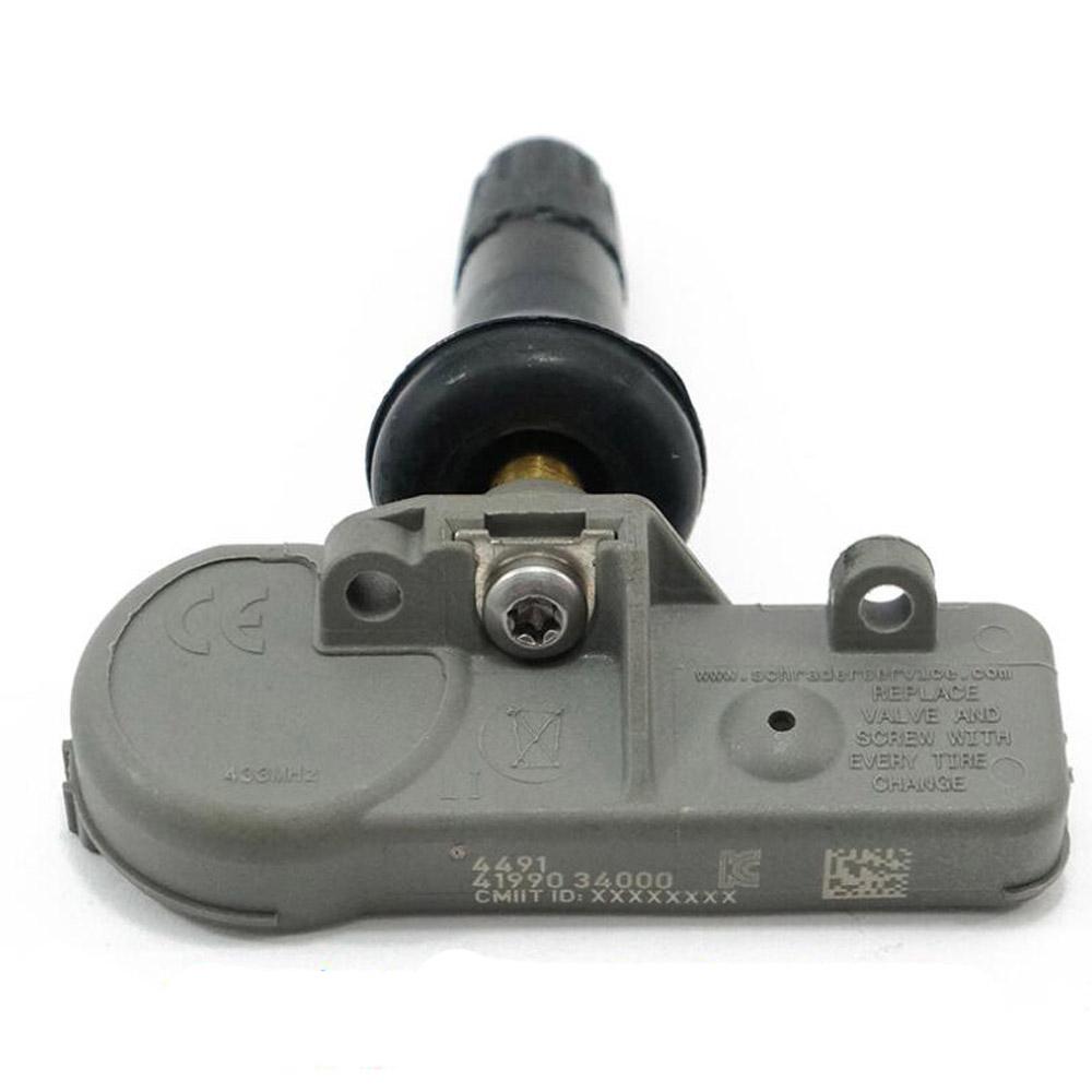 4 PCS Car Tire Pressure Monitor Sensor TPMS 433MHZ 41990-34000 for Ssangyong Actyon Korando Kyron Actyon Rodius