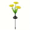New Outdoor Solar LED Lights Waterproof Glowing Flowers Lawn Light Atmosphere Lights Camping Terrace Yard