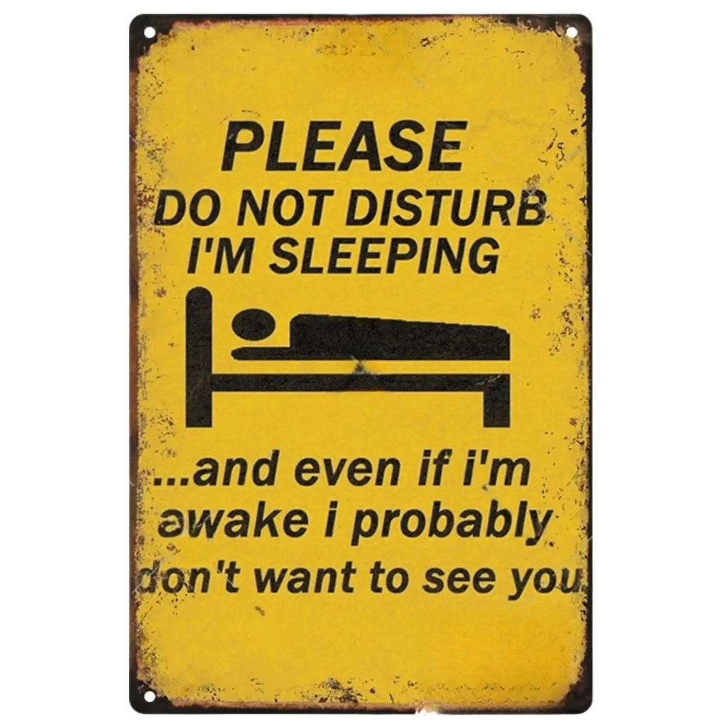 Vintage Caution Notice Zone Sign Metal Plate Warning Children Vedio Retro Plaque For Man Cave Garage Danger Door Wall Decor