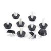 10 Pcs/lot Home Metal Adjustable M6 M8 Threaded Stem Furniture Table Desk Glide Leg Leveler Leveling Foot Adjuster Pad Screw On