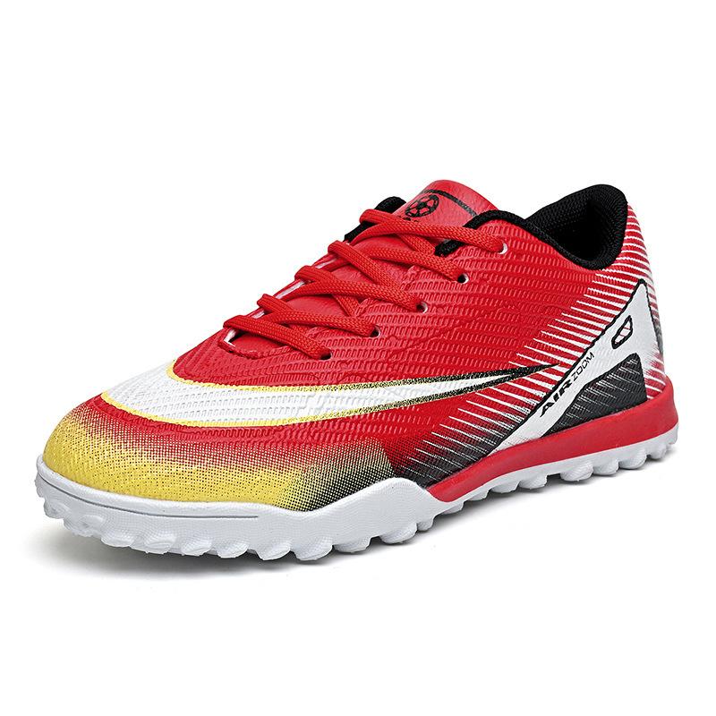 2025 New Children's Football Shoes Boys and Students Girls Broken Nails Velcro Casual Game Sports Shoes