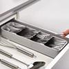 Kitchen Tableware Storage Tray Knife, Fork & Spoon Drawer Organizer Compartmentalized Cutlery Storage Tray Kitchen Organizer