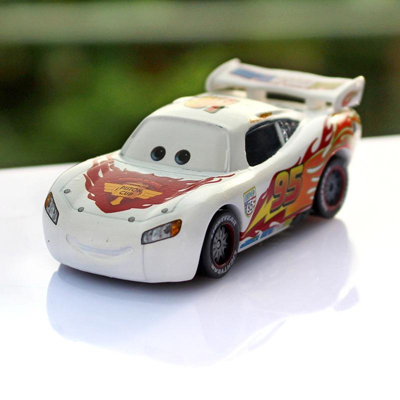 95 Yellow Cars Blue Green Mcqueen Alloy Childrens Toy Car Model Birthday Gifts