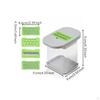 MultiFunction Vegetable Cutter Simple Slicer with Container Easy To Clean FourPurpose Food