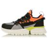 Li Ning Ln U.T Non-Slip Wear-Resistant Low-Top Sports Casual Shoes Unisex Sneaker Black Orange AGLP081-1