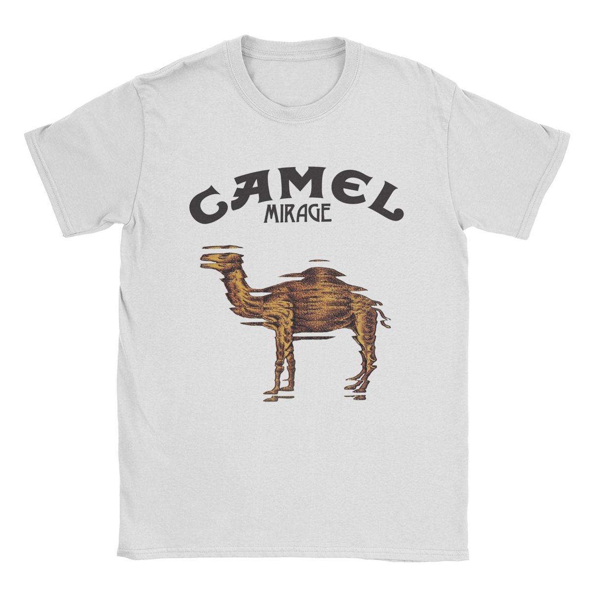 

Summer Vintage Camel Mirage Band T Shirt Men s Pure Cotton Unisex Novelty T-Shirts Crew Neck Tees Short Sleeve Tops 4XL