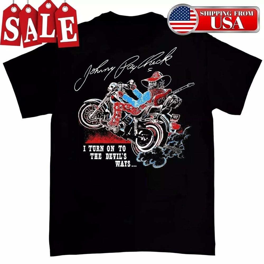 Johnny Paycheck Short Sleeve Unisex All Size S-5XL Unisex T-Shirt M