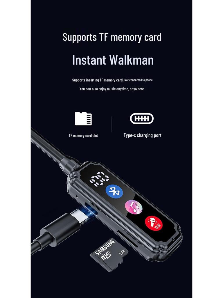 Neckband Noise-Cancelling Bluetooth Earphones for Apple, Xiaomi, OPPO
