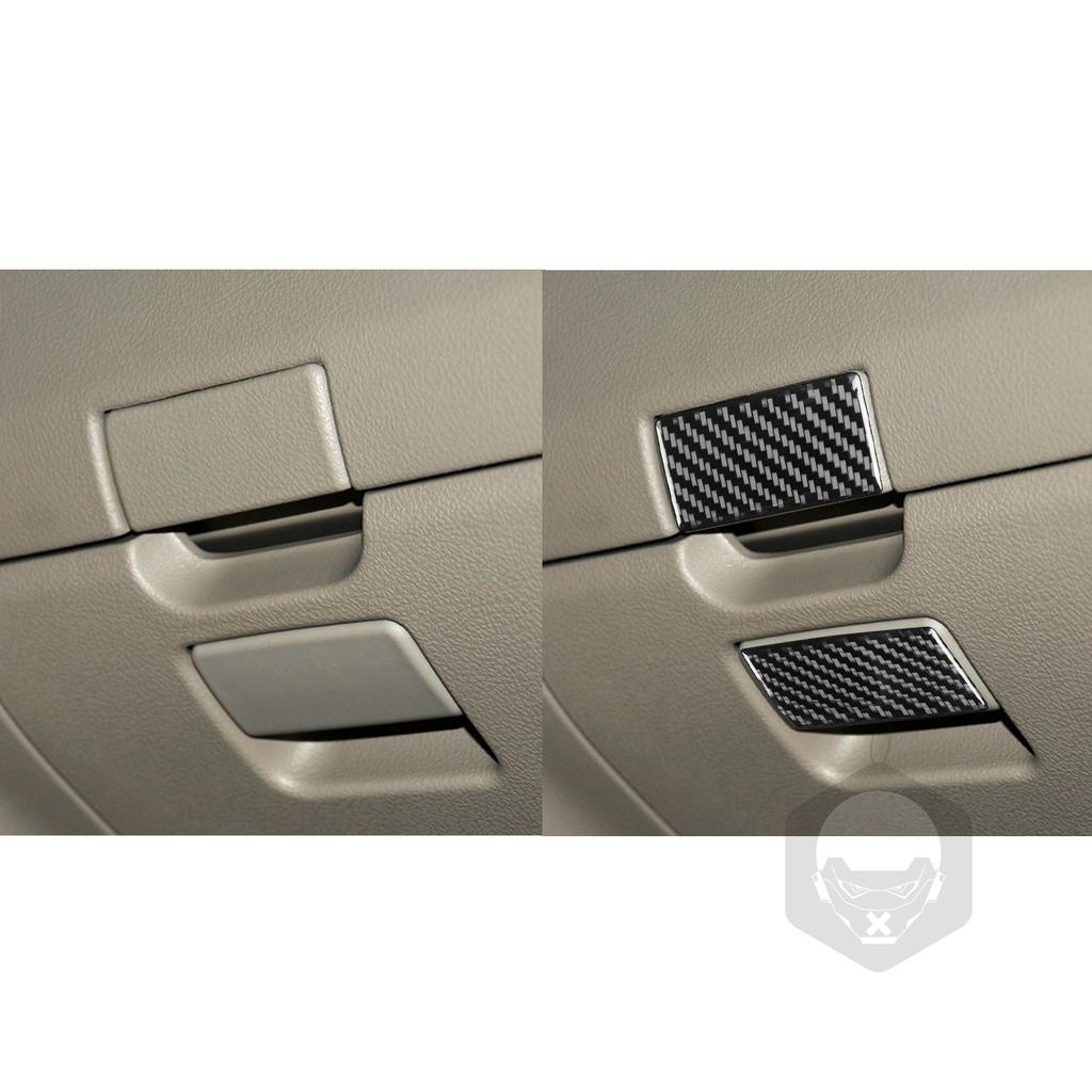 Für Toyota Corolla 2007 2008 2009 2010 2011 2012 2013 Zubehör Carbon Fiber Innen Codriver Lagerung Box Griff Trim Aufkleber