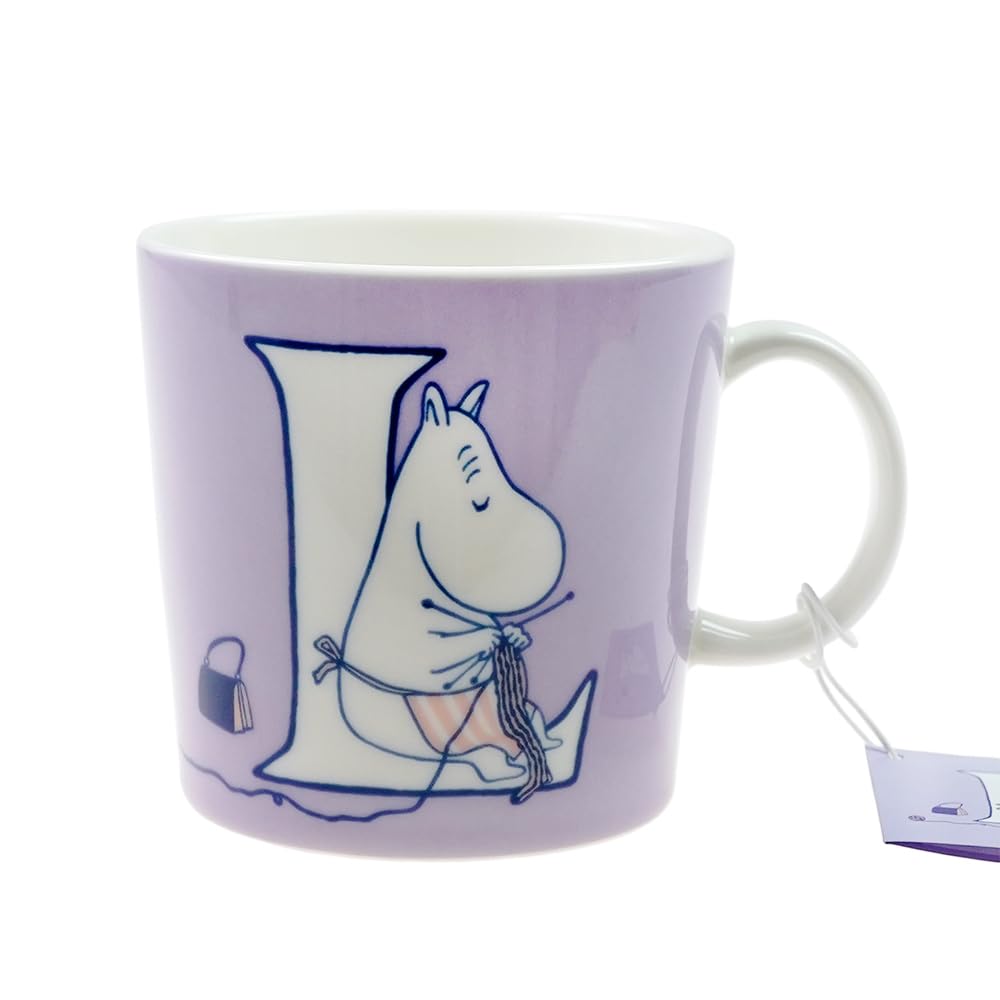 Arabia Moomin Alphabet Mug 400ml "L" [Used]