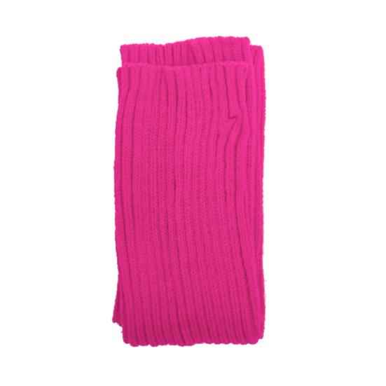 Женские однотонные вязаные гетры, зимние теплые бахилы, вязаные крючком длинные носки розы красного