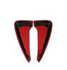 1Pair Carbon Fiber Look Air Flow Vent Fenders Side Car Hood Decorations Sticker