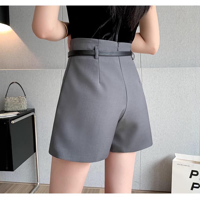 Women's High-Waist A-Line Irregular Skirt Shorts - 2025 Spring/Autumn Trend