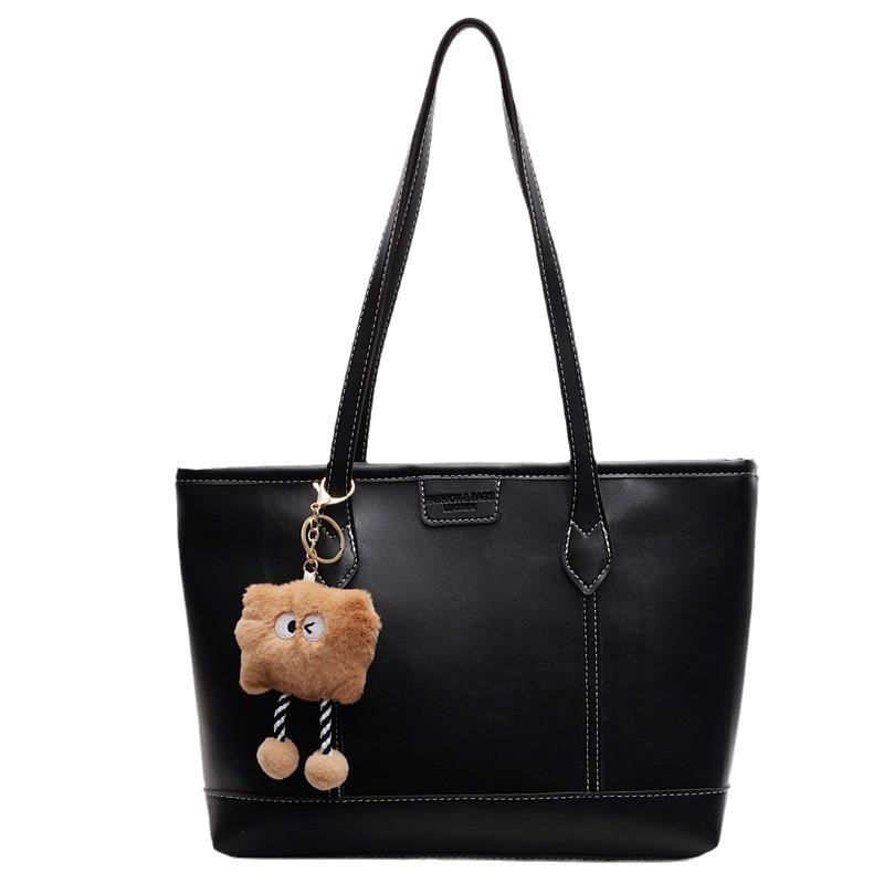 Retro large-capacity bag women's 2025 autumn and winter new shoulder bag fashionable and versatile commuter tote bag