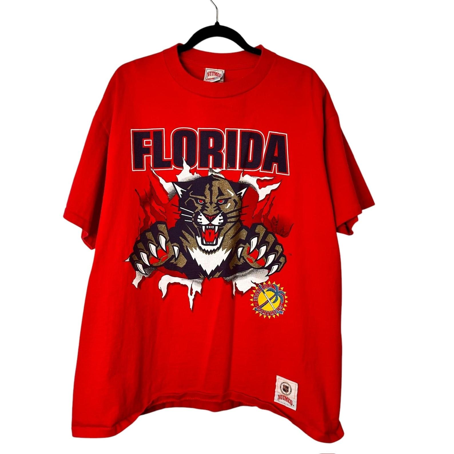 90s Florida Panthers T shirt Sz XL (A715) S