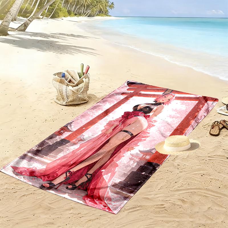 1pc naruto Beach Towel, Multi-functional Beach Towel for Outdoor Activities Beach Swimming and Travel