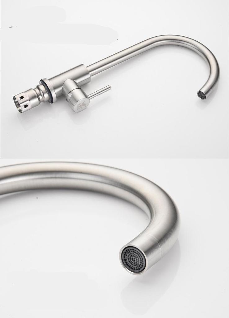 Stainless Steel Kitchen Faucet with Rotating Vegetable Wash Basin