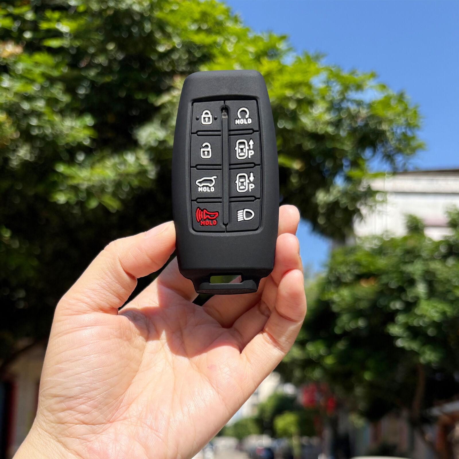 

Silicone Soft Key Case For Hyundai Genesis Gv70 Gv80 Gv90 Smart Remote Key Caps Car Accessories