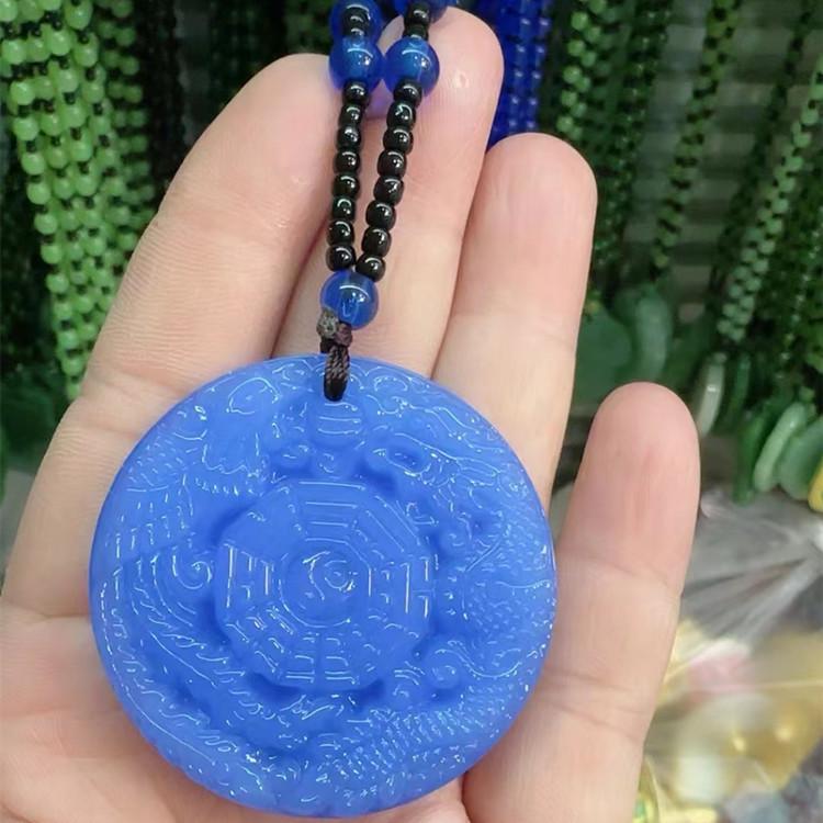 Imitace aventurínu Svetrový náhrdelník - Design zelí Guanyin od značek Wu Shi a Dragon & Phoenix