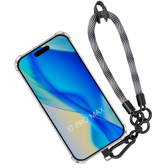 Coque de Téléphone - BOOLING - iPhone 17 Pro Max - Silicone - Bracelet Amovible - Antichoc