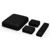 Microfiber Ring & Jewelry Box, Necklace & Pendant Storage Case, Black Metal Set Jewelry Box