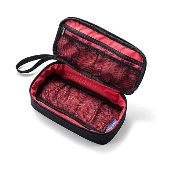 Sanwa Direct Travel Pouch Travel Business Convenient Goods Storage Pouch Black 200-BAGIN006BK
