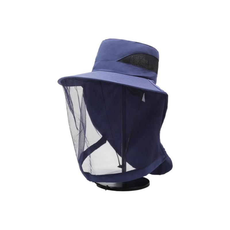 Breathable Insect Proof Face Cover Sun Protective Headgear For Fishing Gardening Outdoor Activity Lightweight Travel Hat